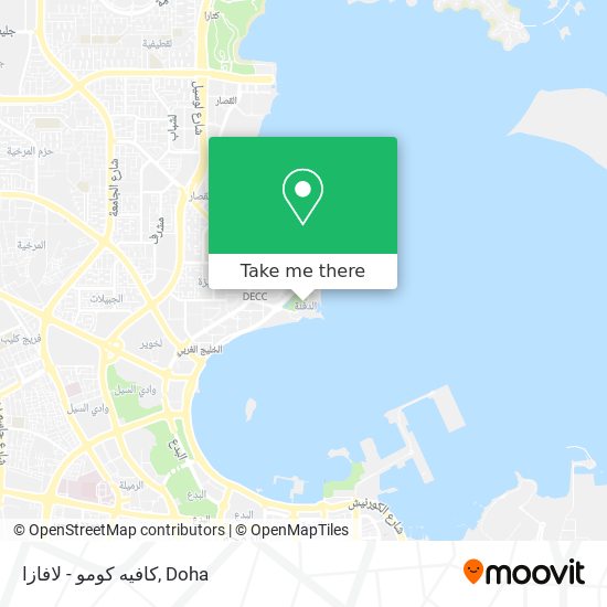 كافيه كومو - لافازا map