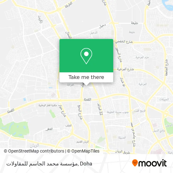 مؤسسة محمد الجاسم للمقاولات map