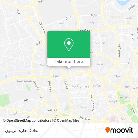 حارة الزيتون map