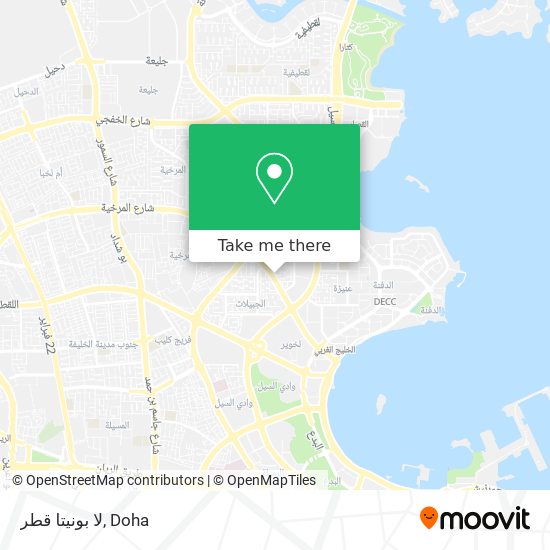 لا بونيتا قطر map
