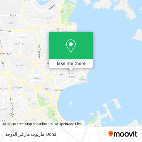 ماريوت ماركيز الدوحة map