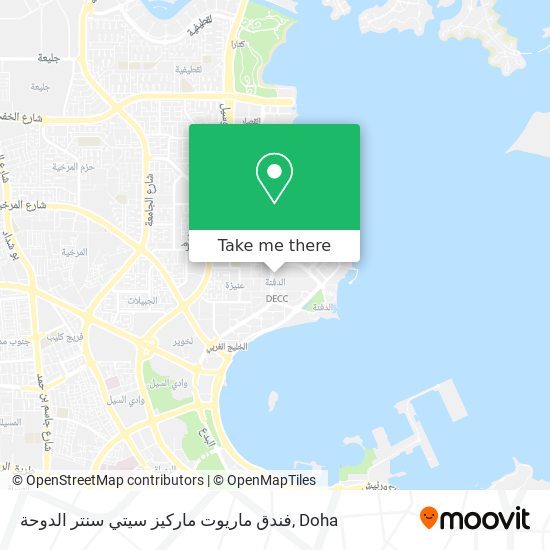 فندق ماريوت ماركيز سيتي سنتر الدوحة map