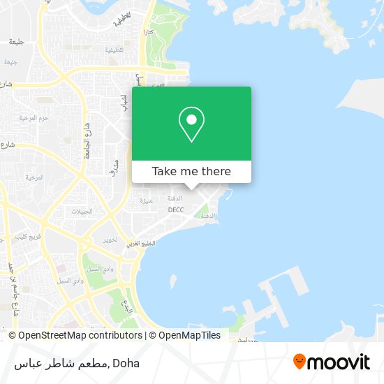 مطعم شاطر عباس map