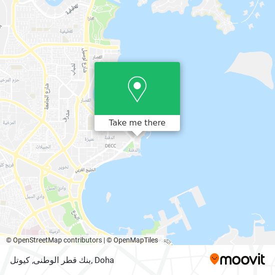 بنك قطر الوطنى, كيوتل map