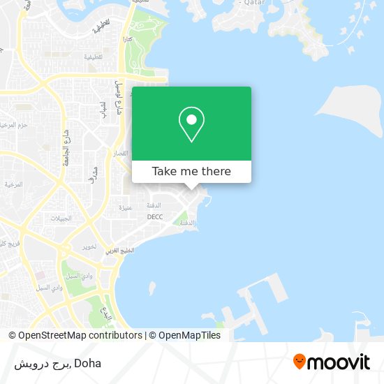برج درويش map