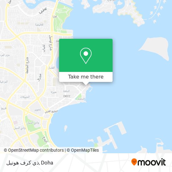 ذي كرف هوتيل map