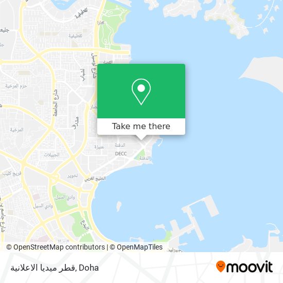 قطر ميديا الاعلانية map