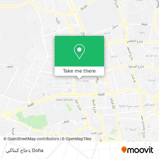 دجاج كنتاكي map