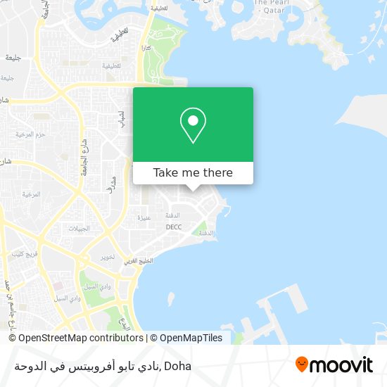 نادي تابو أفروبيتس في الدوحة map