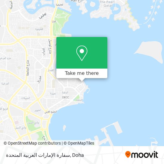 سفارة الإمارات العربية المتحدة map