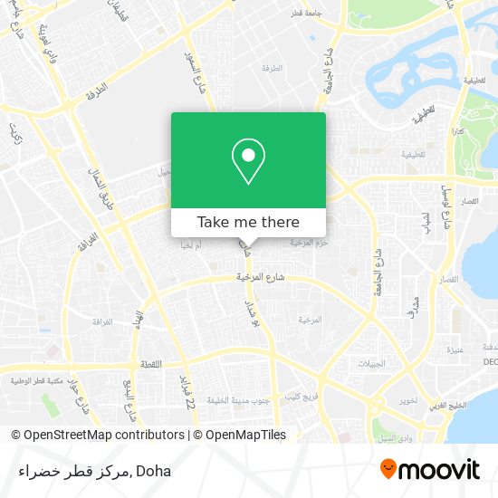 مركز قطر خضراء map