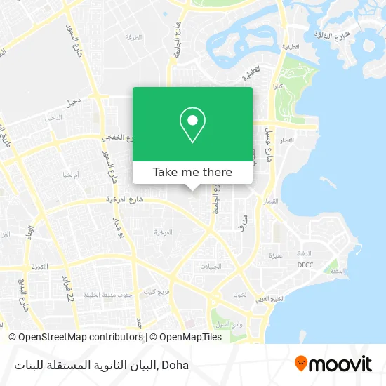 البيان الثانوية المستقلة للبنات map