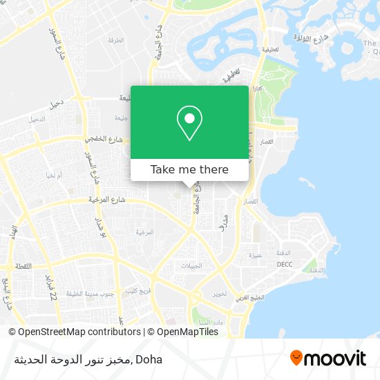 مخبز تنور الدوحة الحديثة map