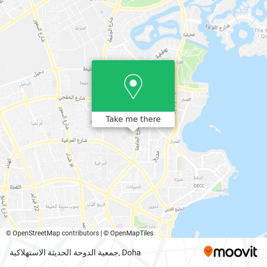 جمعية الدوحة الحديثة الاستهلاكية map