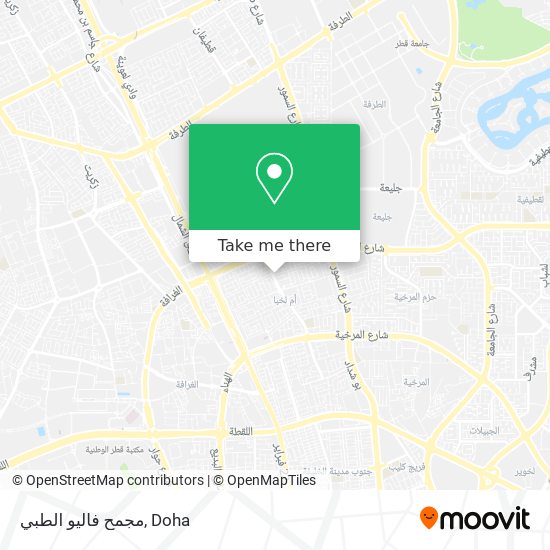 مجمح فاليو الطبي map