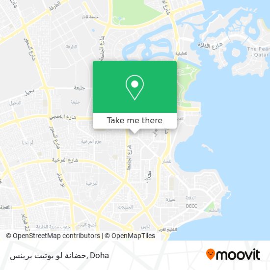 حضانة لو بوتيت برينس map