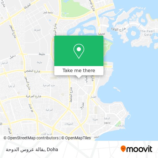 بقالة عروس الدوحة map