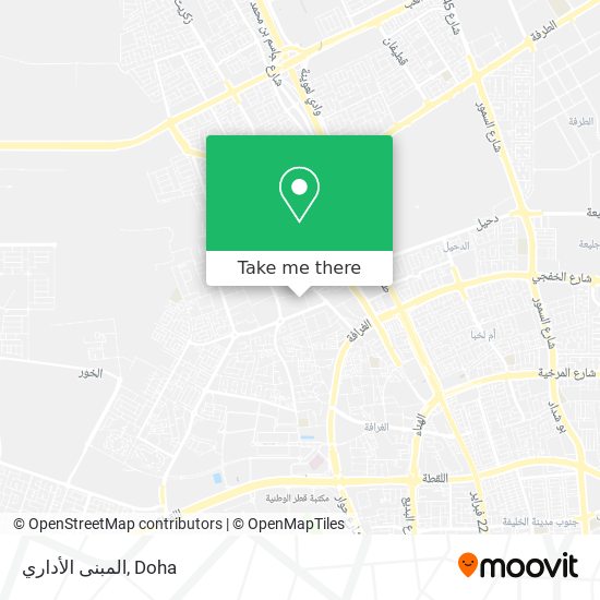 المبنى الأداري map