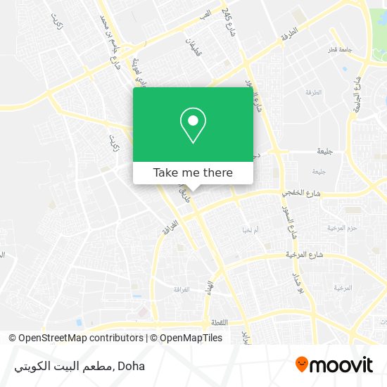 مطعم البيت الكويتي map