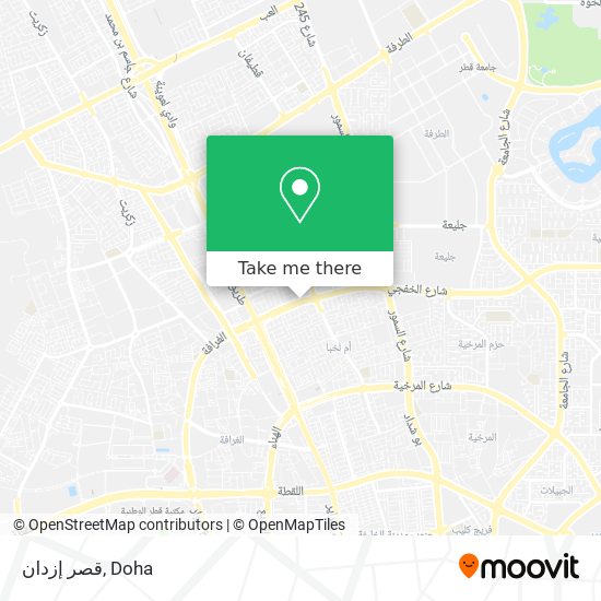 قصر إزدان map