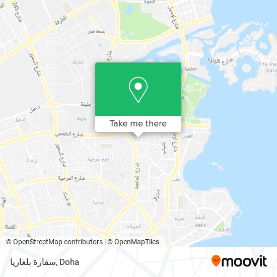 سفارة بلغاريا map