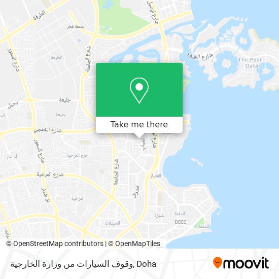 وقوف السيارات من وزارة الخارجية map