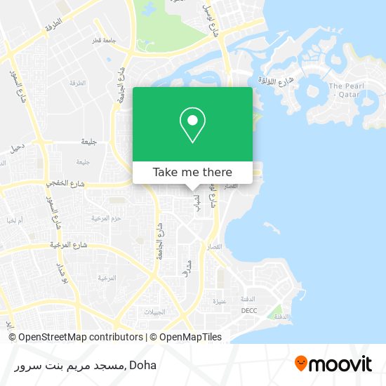 مسجد مريم بنت سرور map