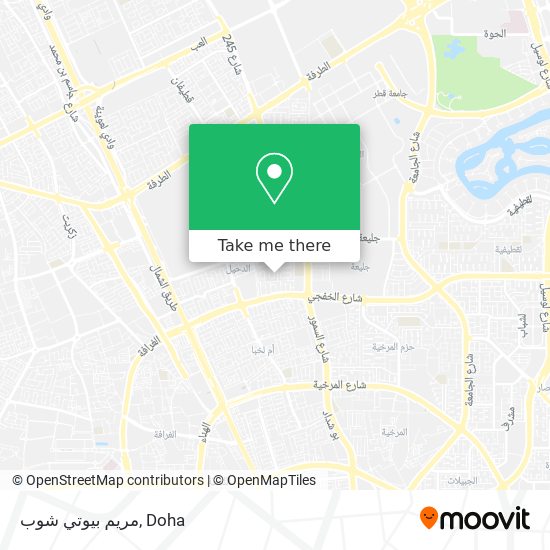 مريم بيوتي شوب map