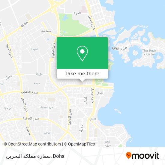 سفارة مملكة البحرين map