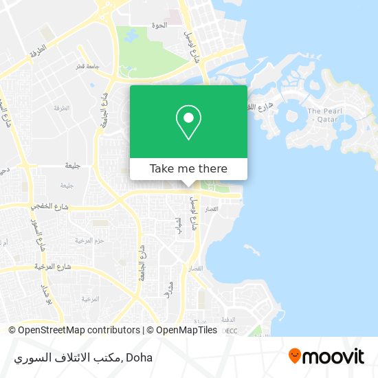 مكتب الائتلاف السوري map