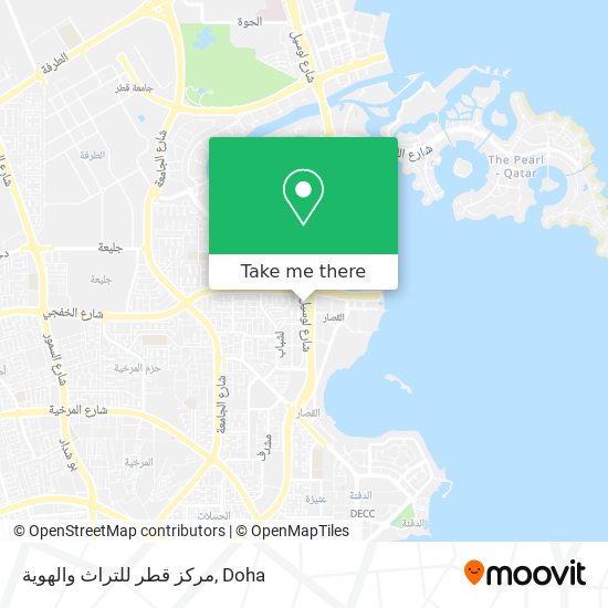 مركز قطر للتراث والهوية map