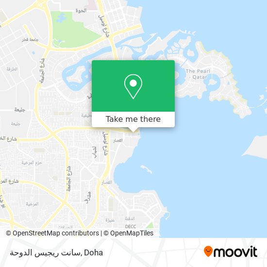 سانت ريجيس الدوحة map
