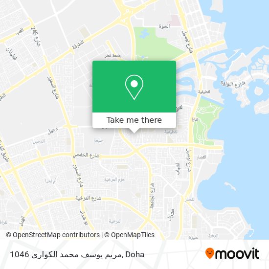 مريم يوسف محمد الكوارى 1046 map