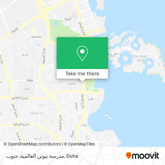 مدرسة نيوتن العالمية, جنوب map