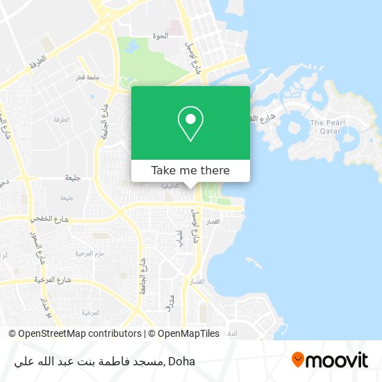 مسجد فاطمة بنت عبد الله علي map
