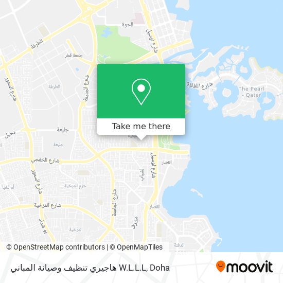 هاجيري تنظيف وصيانة المباني W.L.L.L map