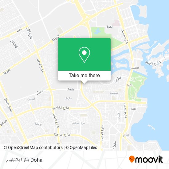 بيتزا بلاتينيوم map