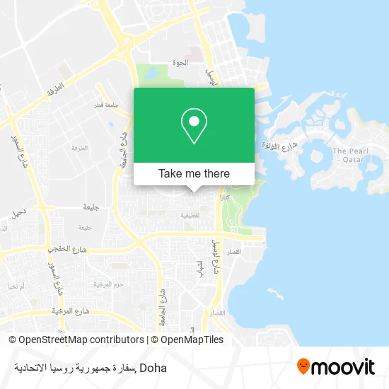 سفارة جمهورية روسيا الاتحادية map
