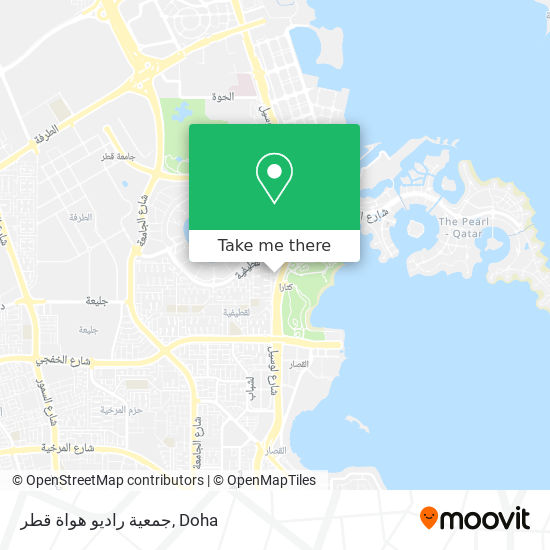 جمعية راديو هواة قطر map