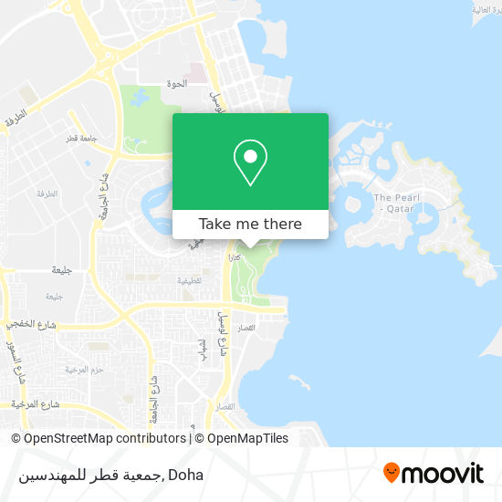جمعية قطر للمهندسين map