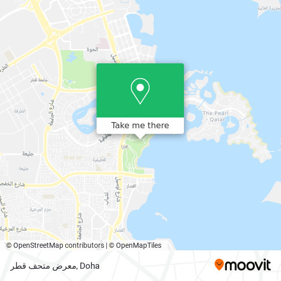 معرض متحف قطر map