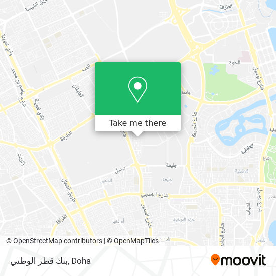 بنك قطر الوطني map