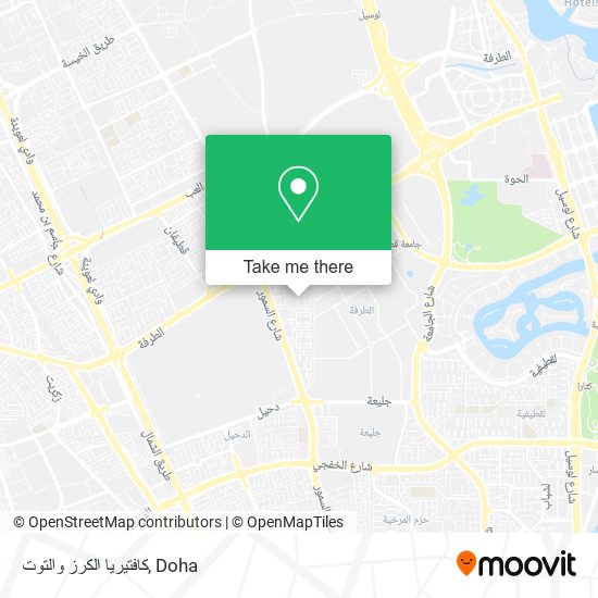 كافتيريا الكرز والتوت map