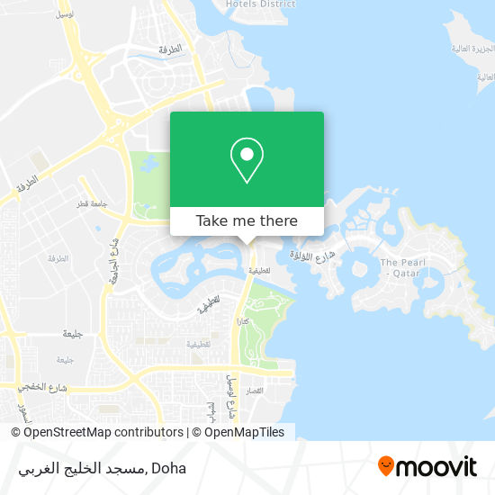 مسجد الخليج الغربي map