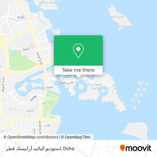 استوديو الباليه أرابيسك قطر map