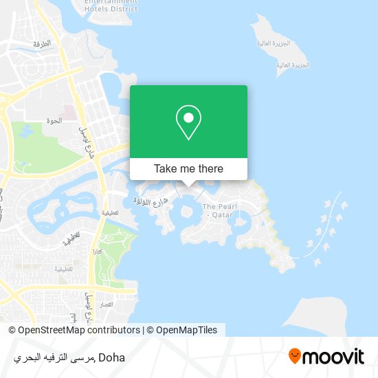 مرسى الترفيه البحري map