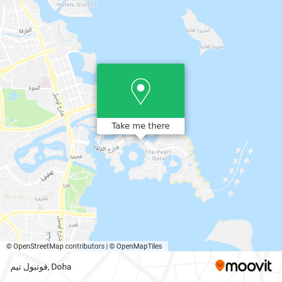 فوتبول تيم map