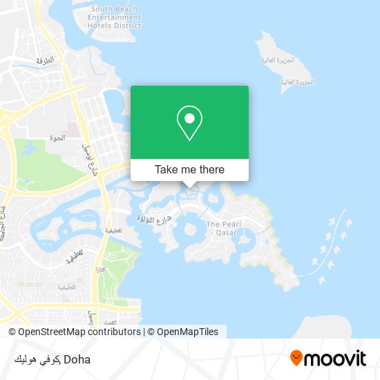 كوفي هوليك map