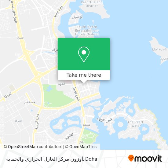 أوزون مركز العازل الحراري والحماية map