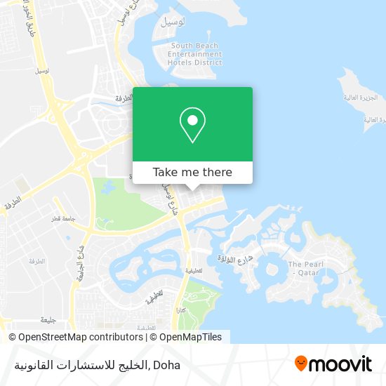 الخليج للاستشارات القانونية map